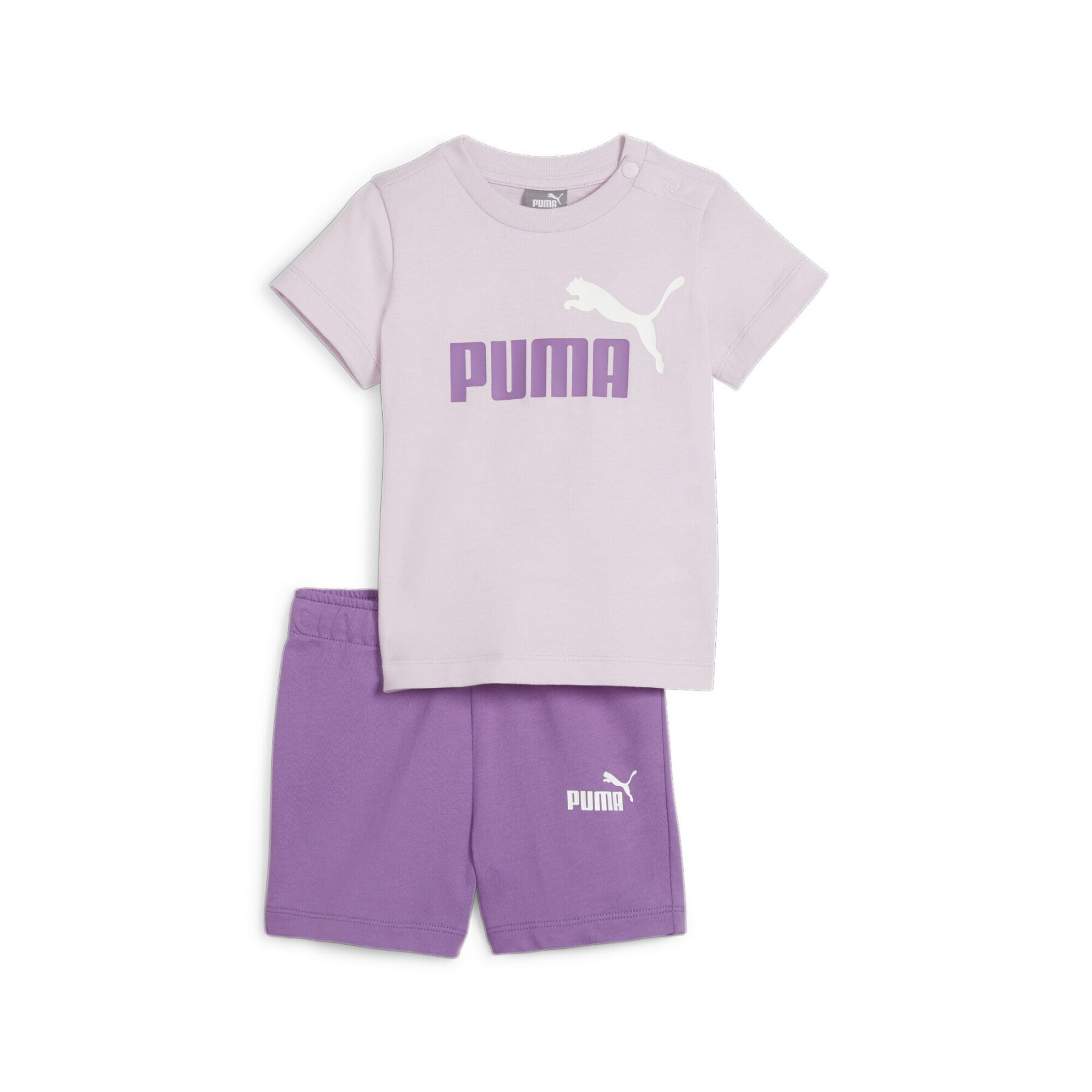 Conjunto de t-shirt e calções para bebé Puma Minicats