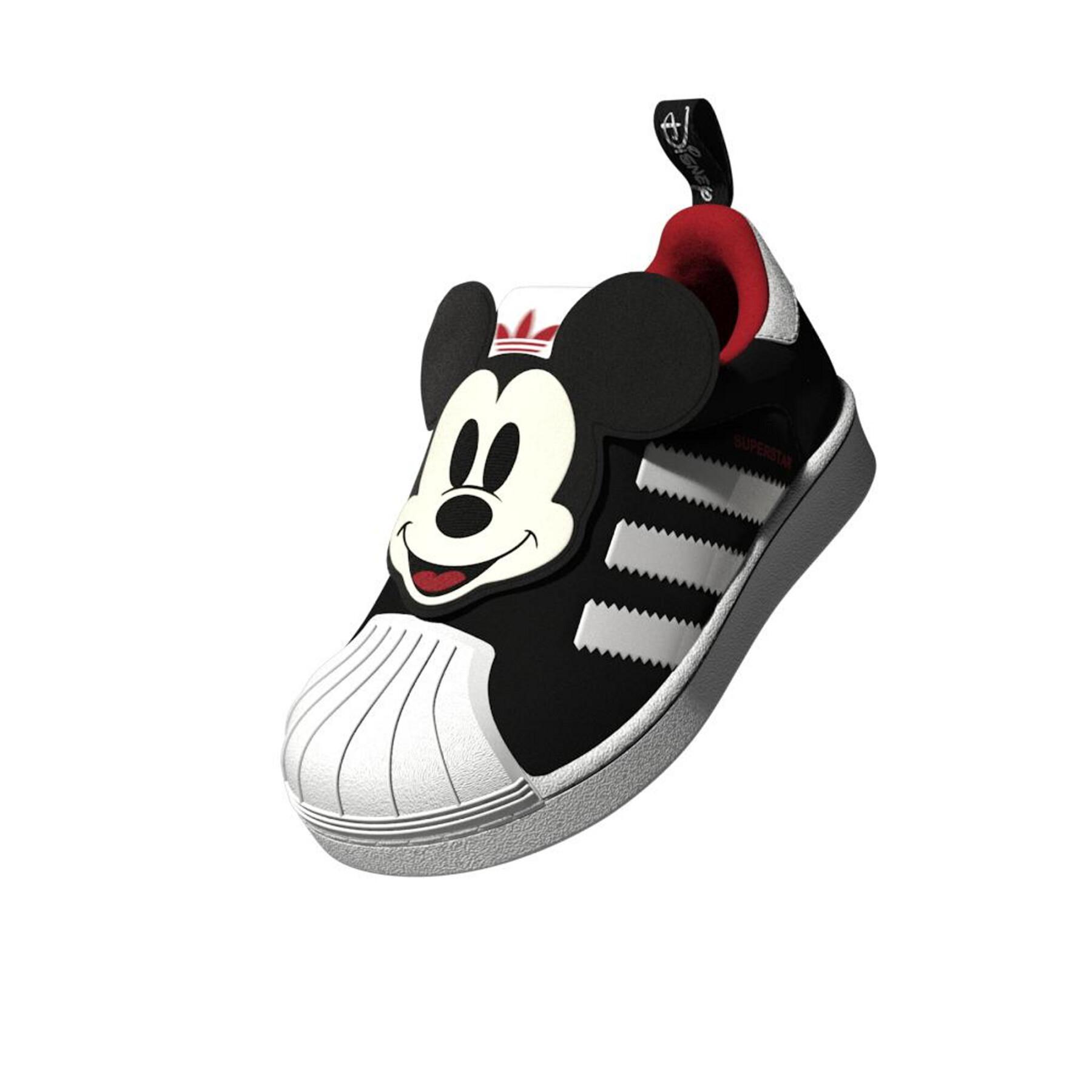 Sapatos de bebê adidas Originals Disney Superstar 360