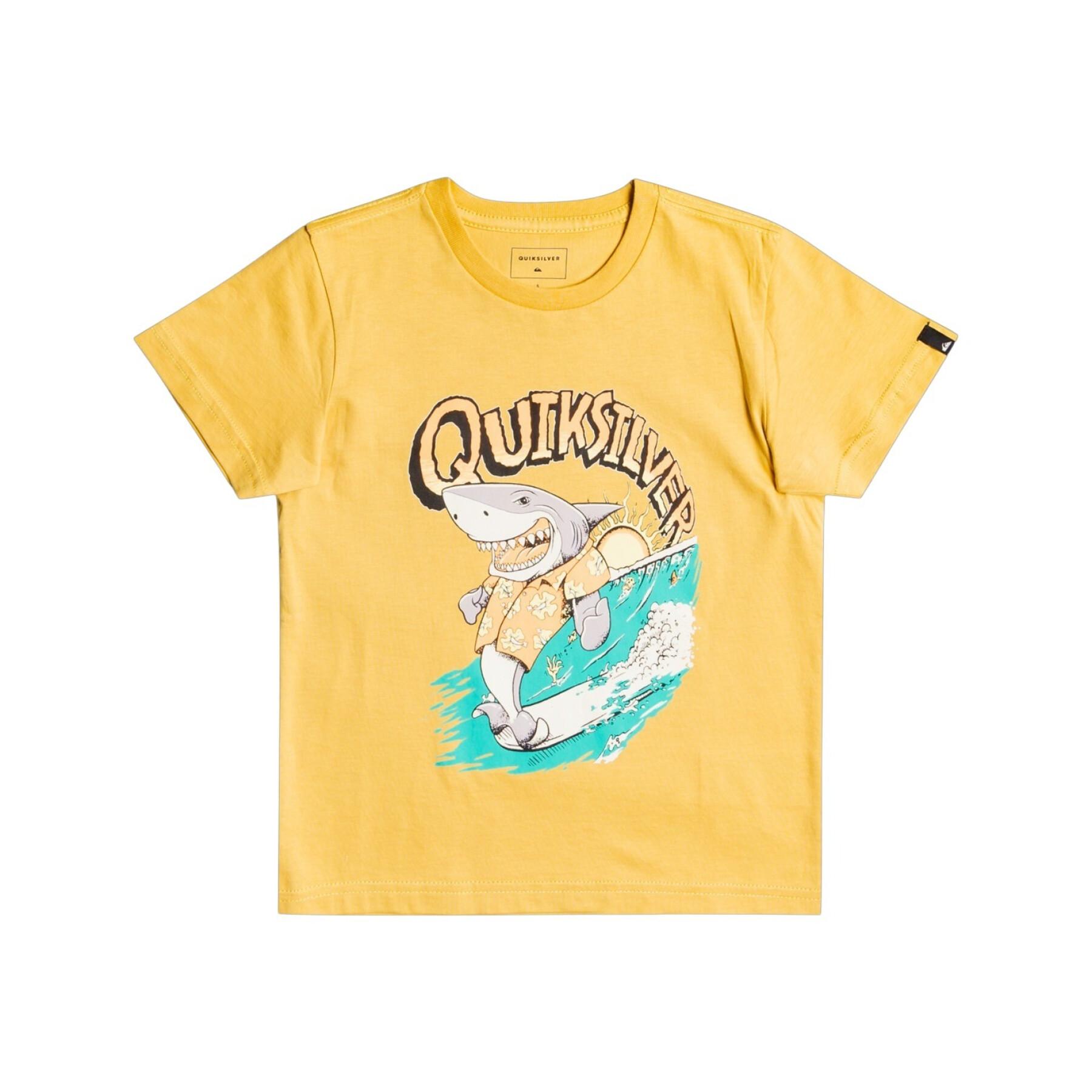 T-shirt do rapaz Quiksilver Shark Smile