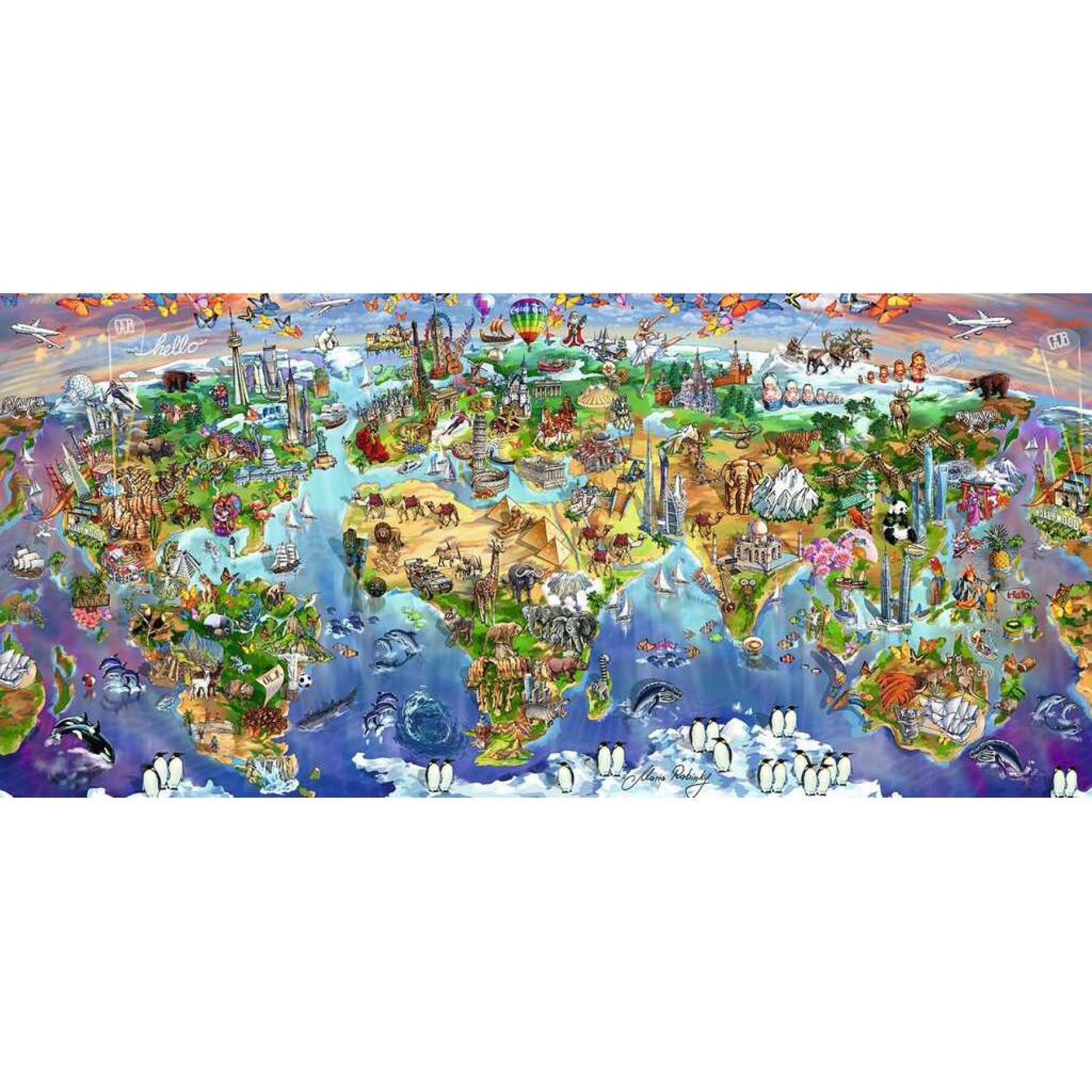 2000 peças Wonders of the World puzzle Ravensburger