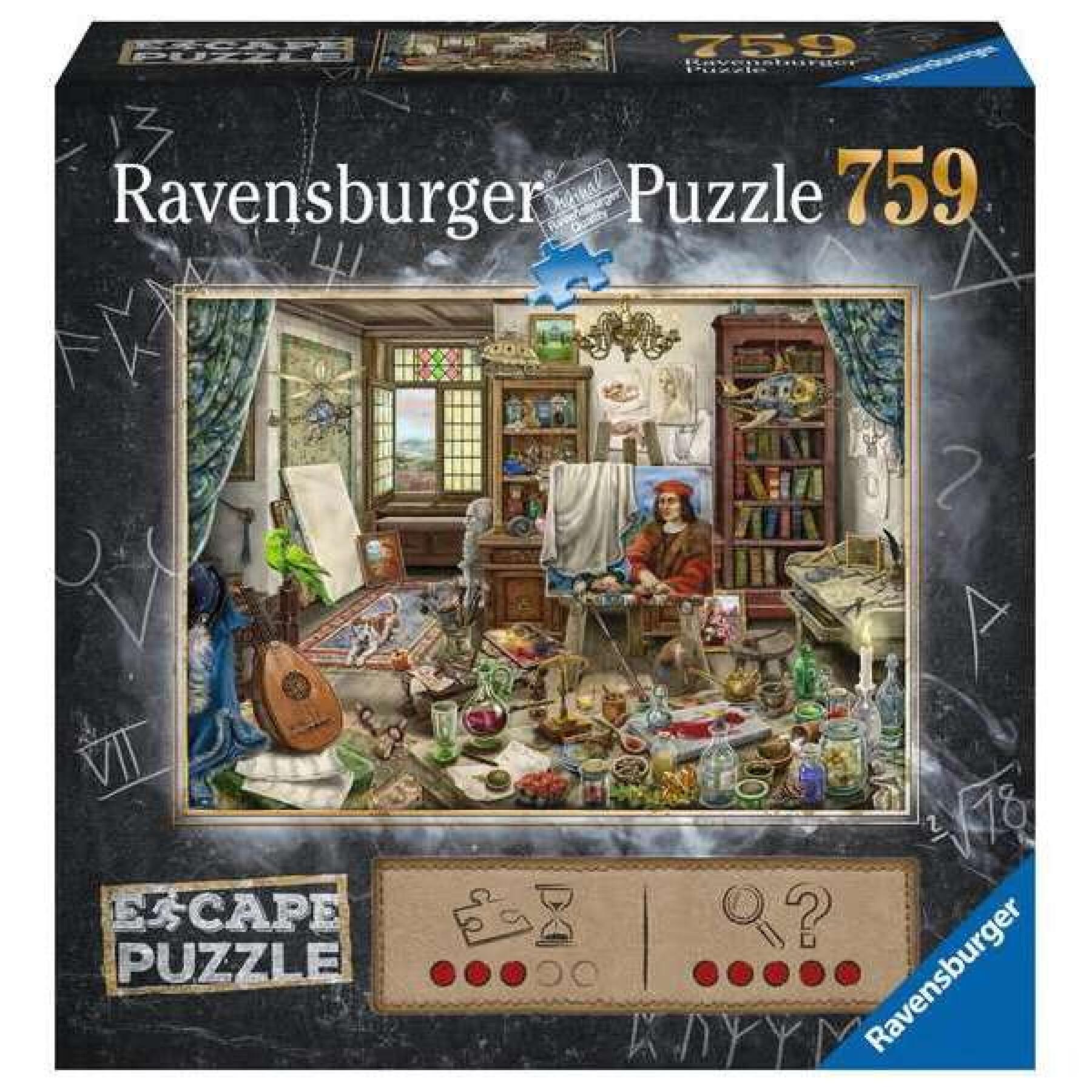 Puzzle de fuga Ravensburger Atelier d'artiste