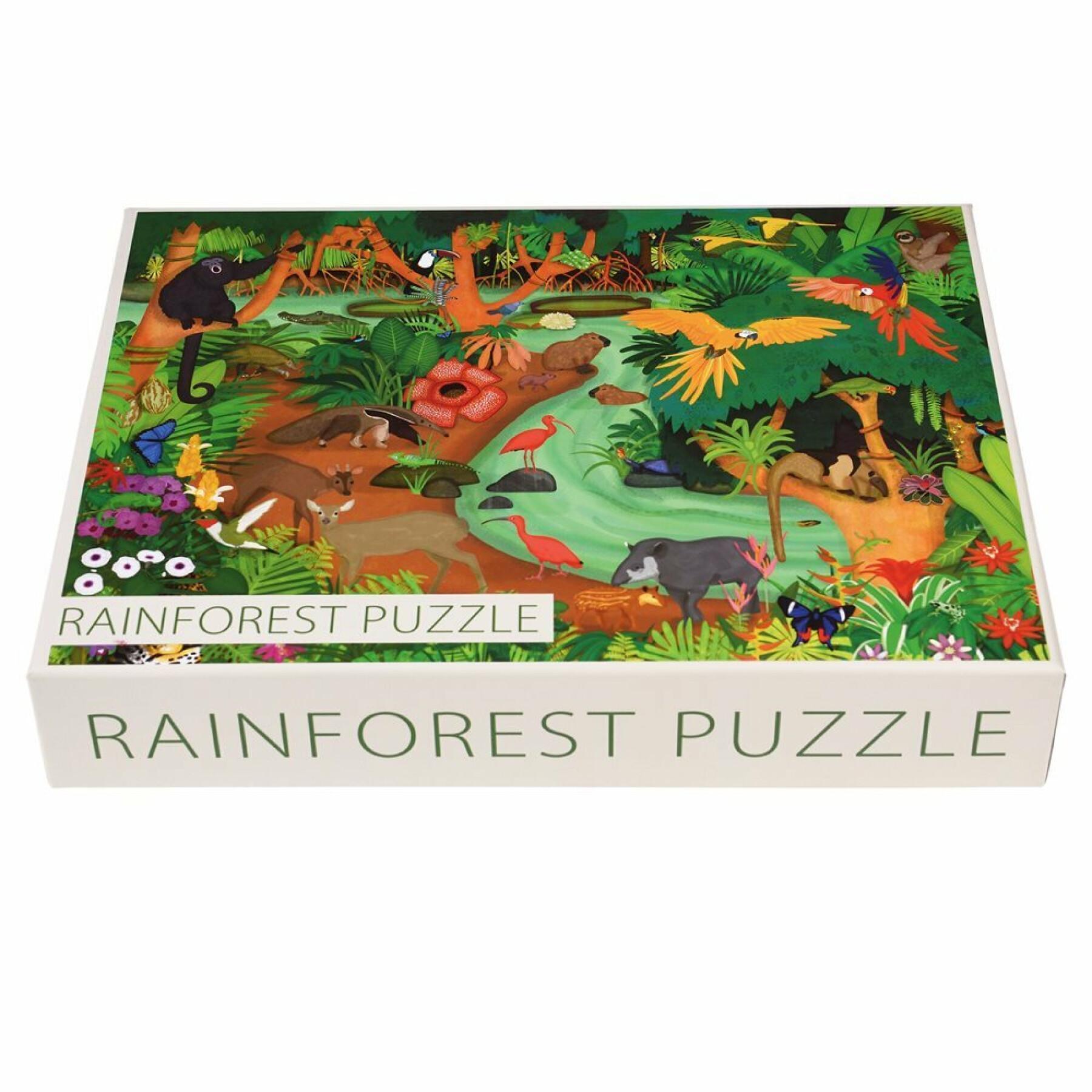 Puzzle de floresta tropical de 1000 peças Rex London