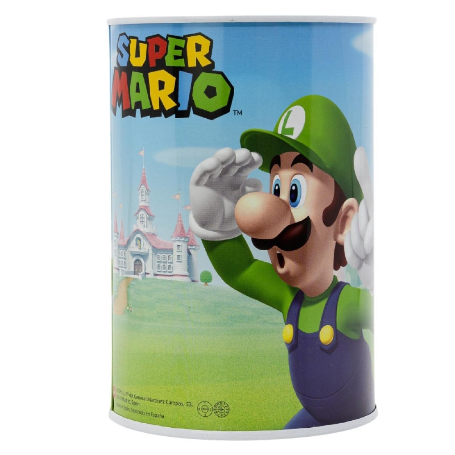 Caixa de dinheiro metálica Super Mario