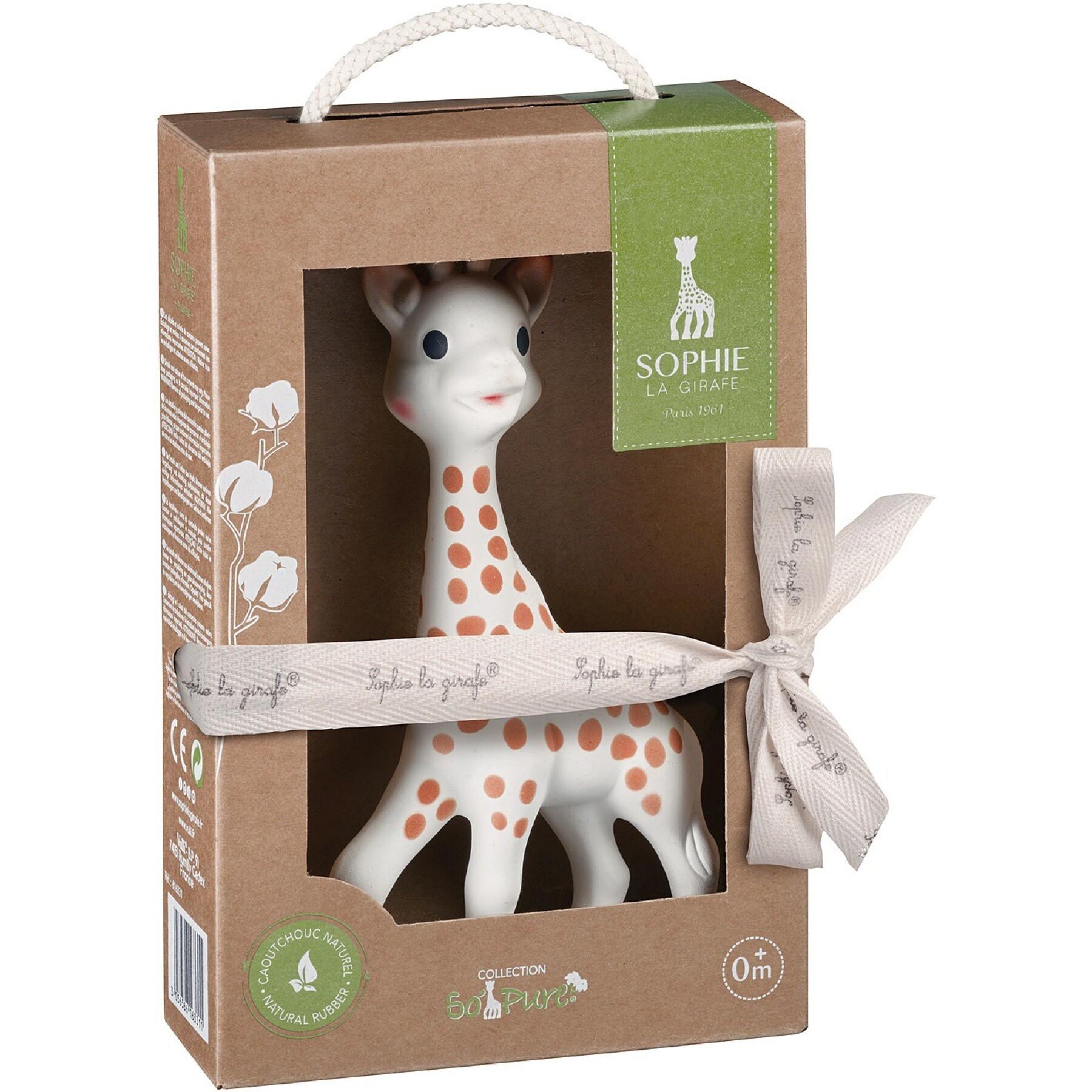 A estatueta da girafa Sophie tão pura Vulli Jouets