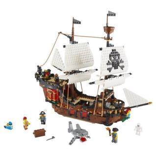Criador de jogos de construção de navios piratas Lego
