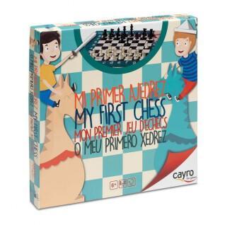 O meu primeiro jogo de tabuleiro de xadrez Cayro