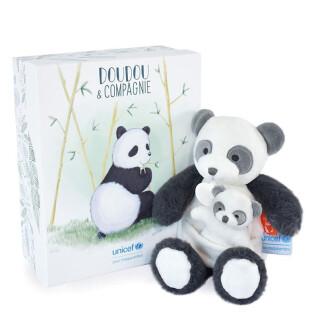 Pelúcia Doudou & compagnie Unicef - Panda & Bébé