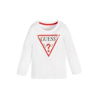 T-shirt de manga comprida para crianças Guess Core