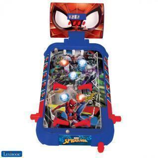 Máquina de pinball do Homem-Aranha com efeitos de luz e som Lexibook