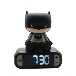 Despertador digital com luz nocturna 3d do Batman e efeitos sonoros Lexibook