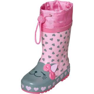 Botas de chuva de borracha para bebé Playshoes Cat
