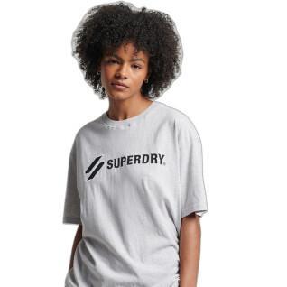 T-shirt com logótipo de rapariga Superdry