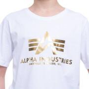 T-shirt de criança Alpha Industries Basic Foil Print