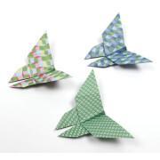 60 folhas de origami Avenue Mandarine Geometric 20 x 20 cm, 70g