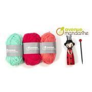 Caixa de tricotar criativa Avenue Mandarine