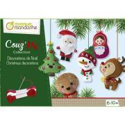 Kit de costura para decoração de Natal Avenue Mandarine Mini Couz'IN