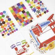 Caixa criativa - autocolantes "educativ" classificação de cores Avenue Mandarine
