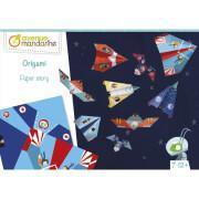 Caixa criativa - aviões de origami Avenue Mandarine