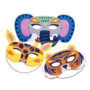 Máscara criativa de costura de caixa animais savana Avenue Mandarine