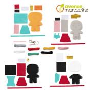 Kit de costura Avenue Mandarine Mini Couz'IN Super Héros