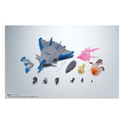 Figura com peças e opção de asa Bandai Mobile Suit Gundam Seed Robot Spirits (SIDE MS) AQM/E-X01