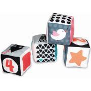 Jogos de aprendizagem precoce cubos de tecido Clementoni