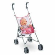 carrinho de bengala cor-de-rosa para bebé Corolle