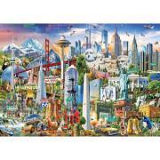Puzzle de 1500 peças Educa Simbolo América