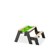 Mesa de actividades (1 bancada) areia e água, e mesa de piquenique Exit Toys Aksent