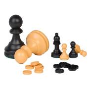 Jogos de tabuleiro Cavalinhos xadrez-senhoras com acessórios Falomir