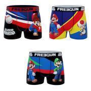 Calções boxer para criança Freegun Super Mario Bross (x3)
