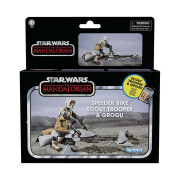 Figurine Hasbro Star Wars: The Mandalorian Vintage Collection Speeder Bike With Scout Trooper & Grogu