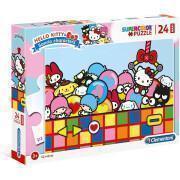 Puzzle com até 24 peças Hello Kitty