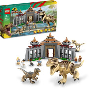 Construção de conjuntos de centro de visitantes Lego Jurassic World