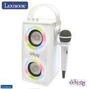 Altifalante portátil bluetooth® moderno + microfone e efeitos de iluminação Lexibook IParty®