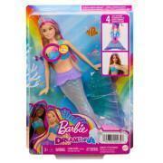 Boneca - barbie sirène lumières rêve Mattel France