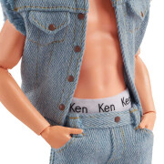 Boneca de assinatura Mattel Barbie The Movie Ken Wearing Denim Matching Set