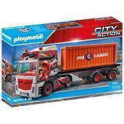 Camião com reboque citadino Playmobil