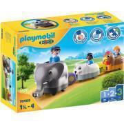 Comboio de animais em miniatura 1.2.3 Playmobil