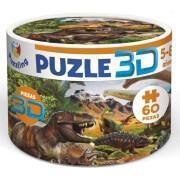 60 peça 3d puzzle Puzzling Lenticular Dinosaurios