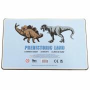Caixa de 36 lápis de cor Rex London Prehistoric Land
