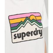 T-shirt de rapariga Superdry Terrain Esprit Années 90