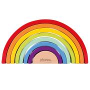 Renda de arco-íris de madeira - 8 peças Woomax Eco